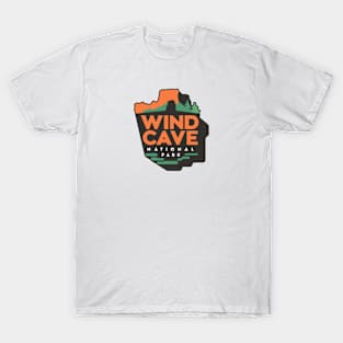 Wind Cave National Park Mirror of Natural Beauty T-Shirt